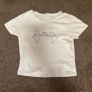 small baby-t crop from brandy melville